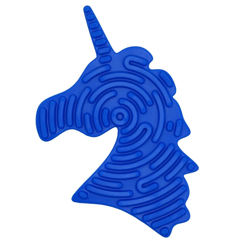 Дитяча розвиваюча дошка для сенсорної активності 1798 силіконові палички Блакитний-1 — Bambi