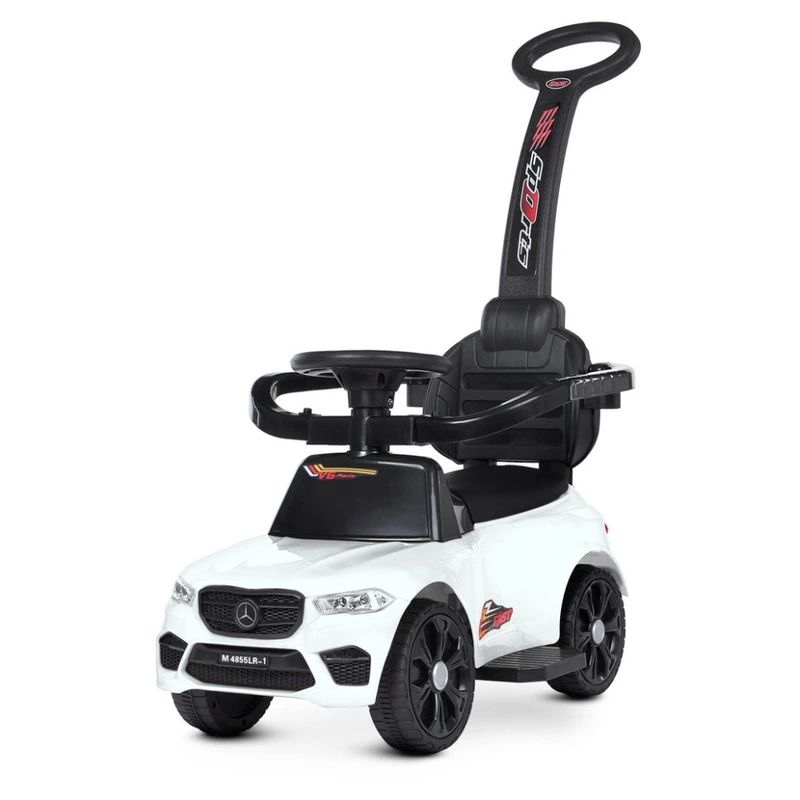 Дитячий електромобіль Машинка M 4855LR-1 з батьківською ручкою — Bambi