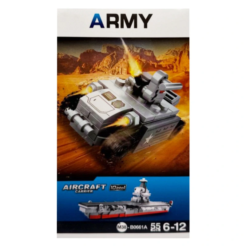 Дитячий конструктор "Aircraft carrier" M38-B0661-1, 55 деталей