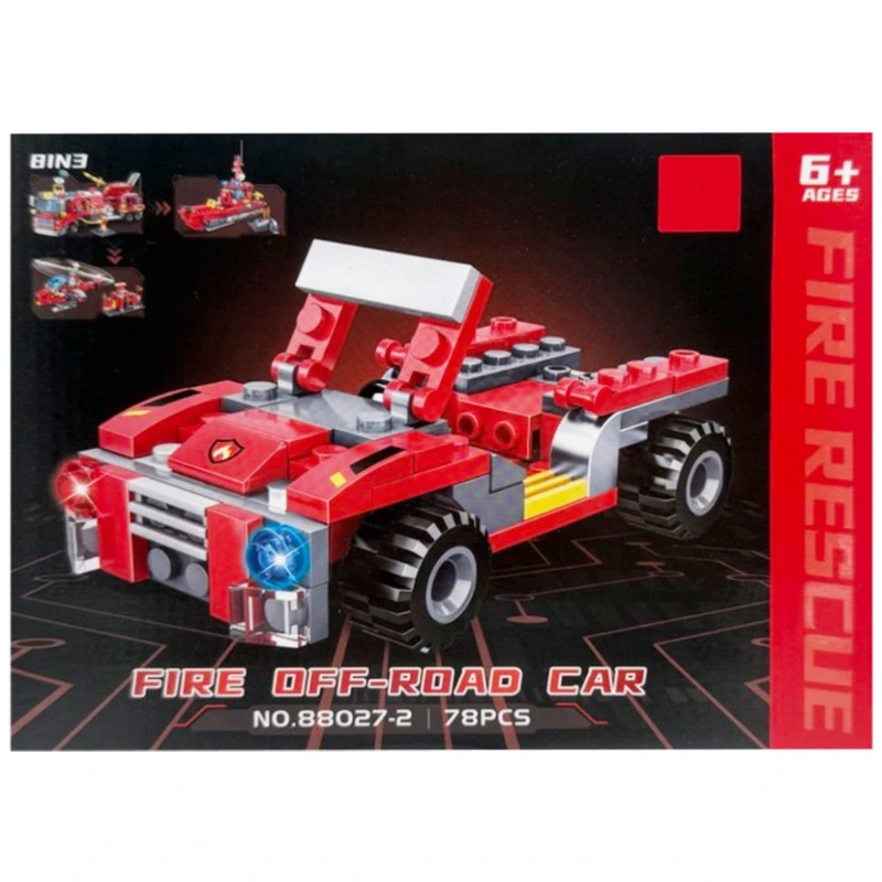 Дитячий конструктор "Fire Rescue" 88027-2, 78 деталей — Bambi
