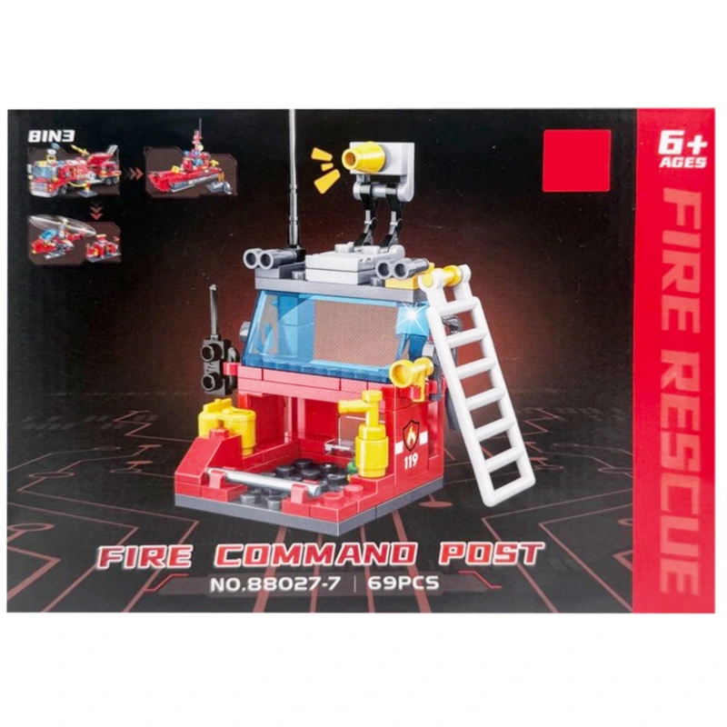 Дитячий конструктор "Fire Rescue" 88027-7, 69 деталей — Bambi