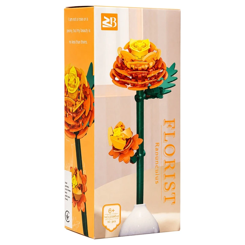 Дитячий конструктор Ranunculus 33045-6 серії "Florist", 90 деталей