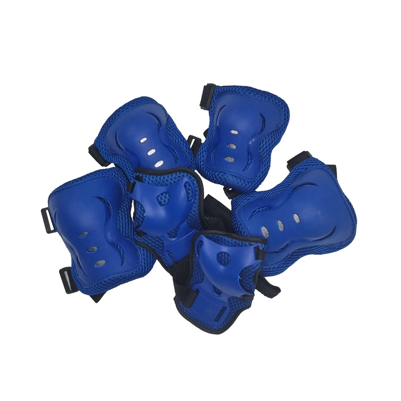 Дитячий набір захисту Bambi MS 0338 для колін, ліктів, зап'ястків Синій — Bambi