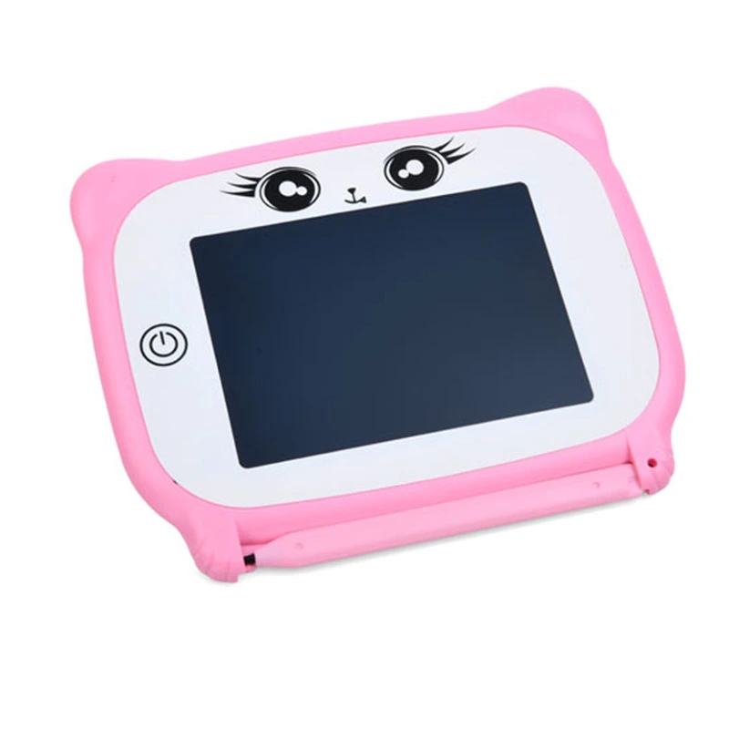 Дитячий розвиваючий LCD планшет для малювання KS666-1(Pink) 4,4 дюйми, на батарейці — Bambi