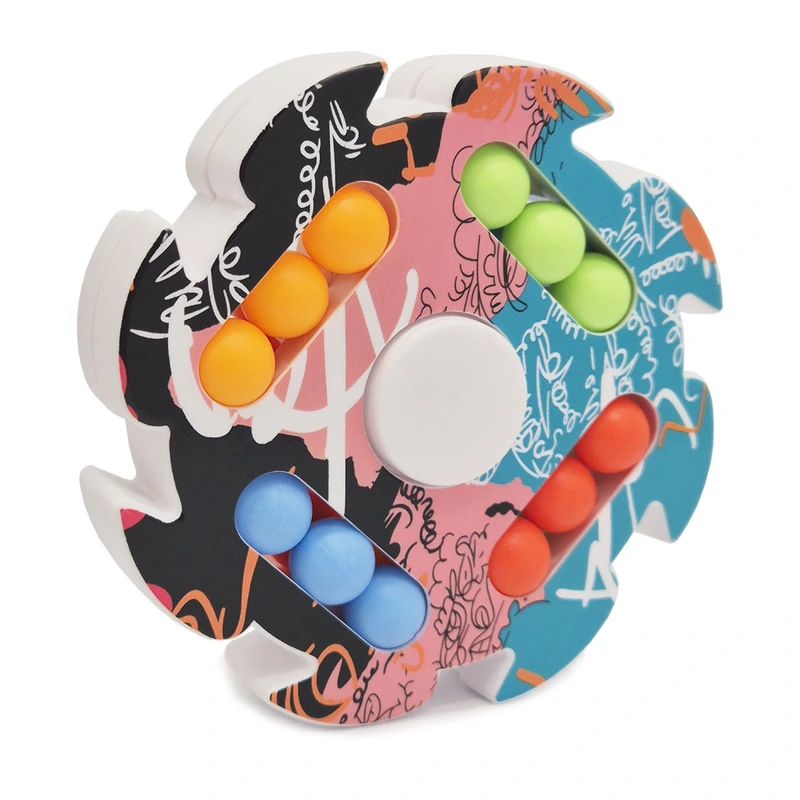 Головоломка-антистрес Fingertip Gyro АА4171 пластик, 9х1,7 см — Bambi