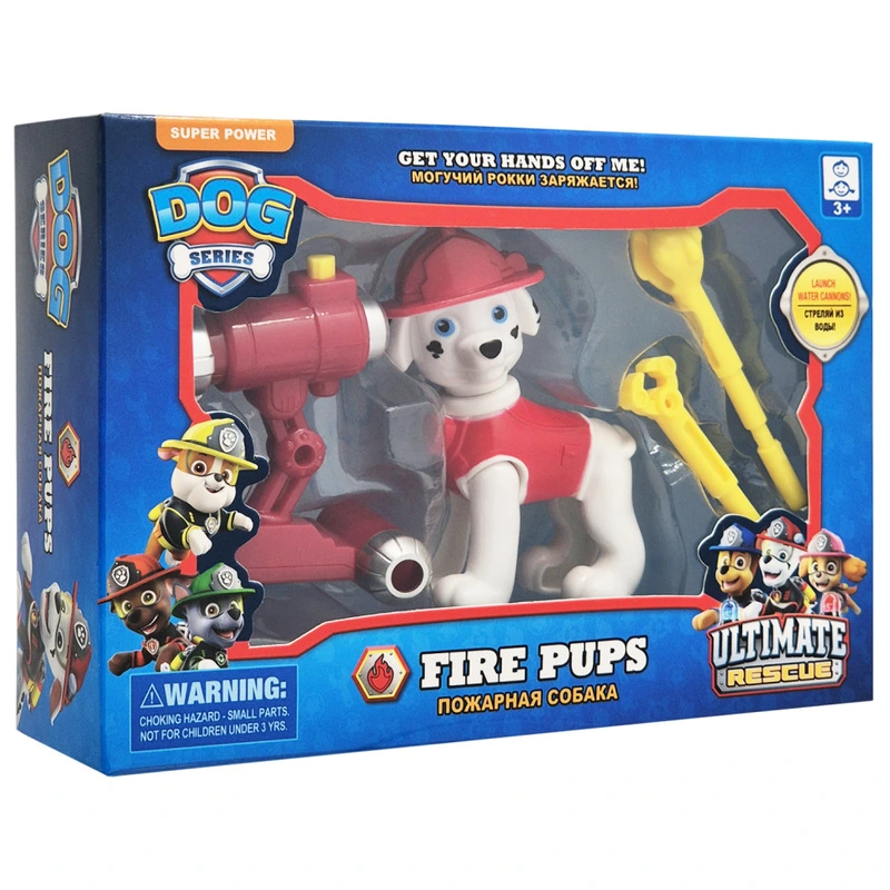 Ігрова фігурка героя "Щенячий патруль" PH228(Red) механічна гармата, 2 снаряди — Bambi