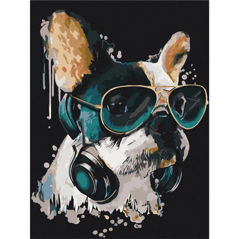 Картина за номерами "Меломан" Bambi 11670-NN 30х40 см — Bambi