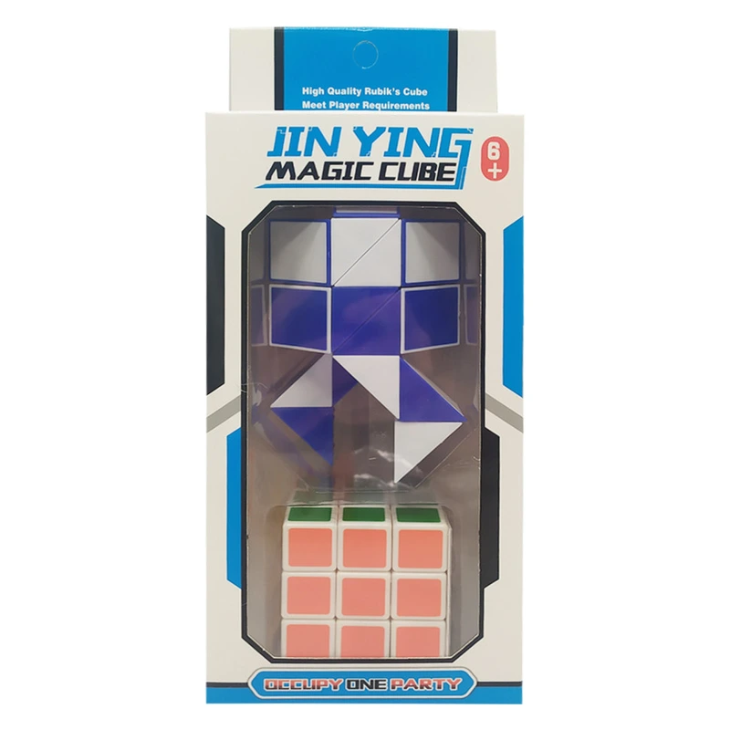 Кубик зі змійкою T1110 в коробці Синій — Bambi