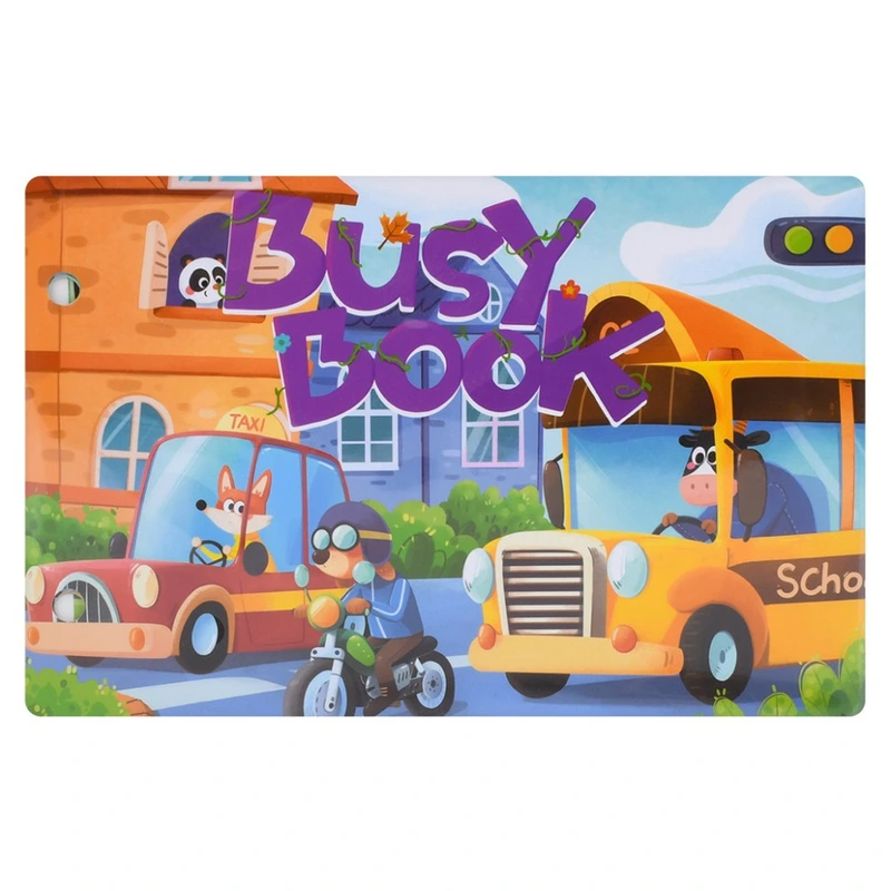 М'яка розвиваюча іграшка-книжечка "Busybook" YB-501-502-503-2 — Bambi