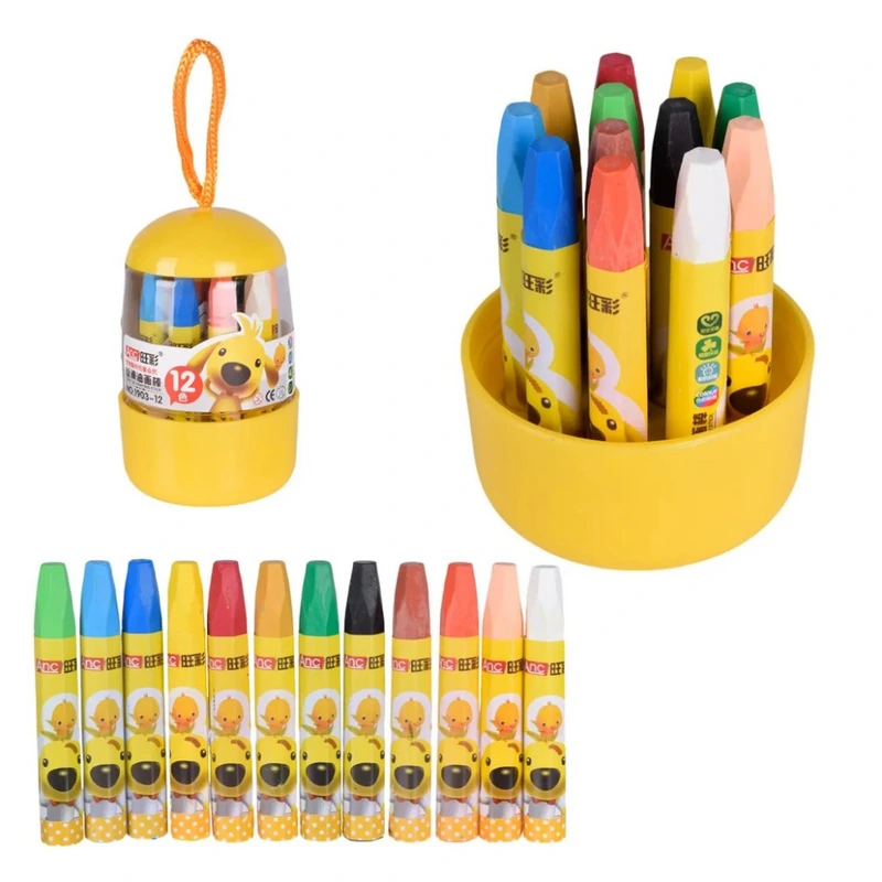 Набір дитячої воскової крейди CE150407 у наборі 12 кольорів