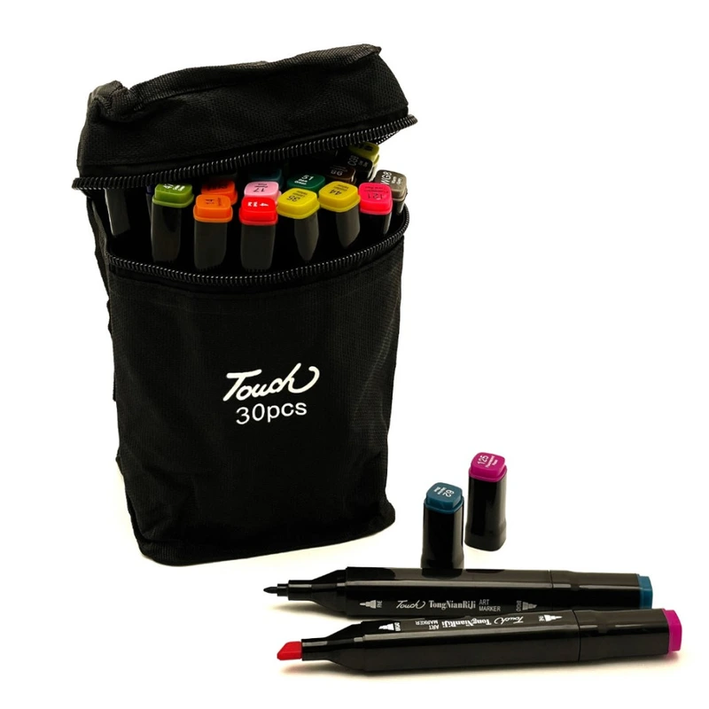 Набір перманентних маркерів на спиртовій основі MPTT30, 30 шт. — Bambi