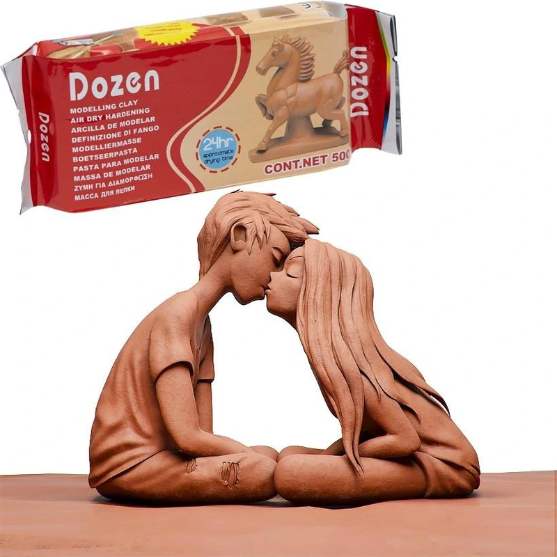 Пластилін скульптурний В500 теракотовий 500 г — Bambi