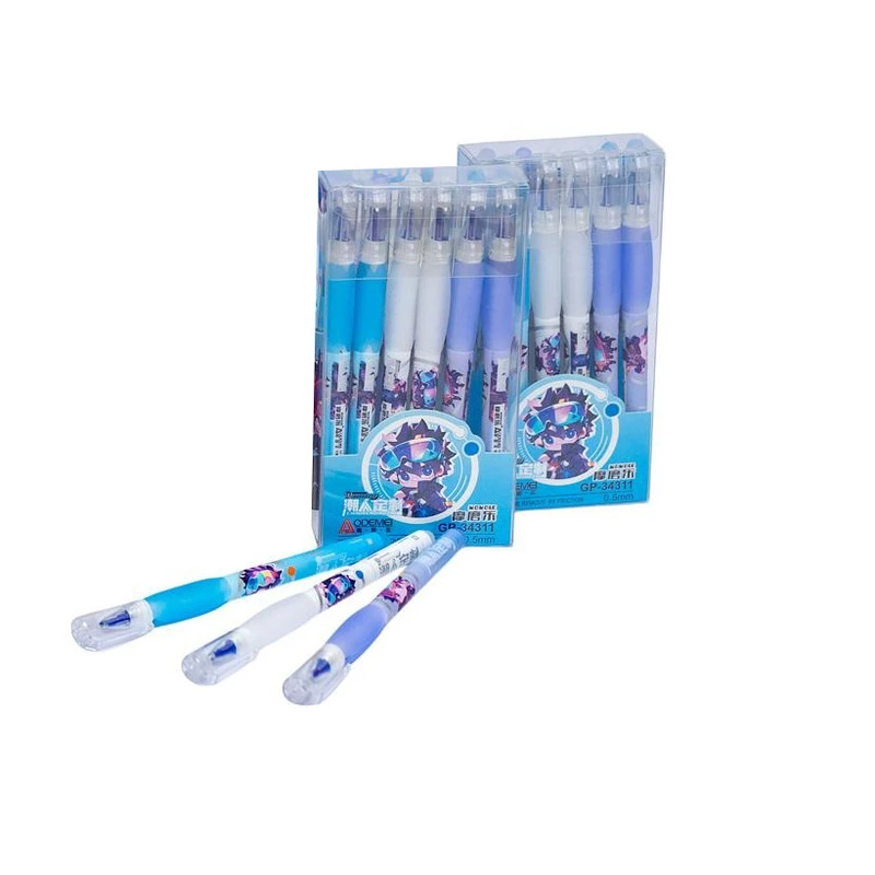 Ручка "пише-стирає" 34311 синя, упаковка 12 шт