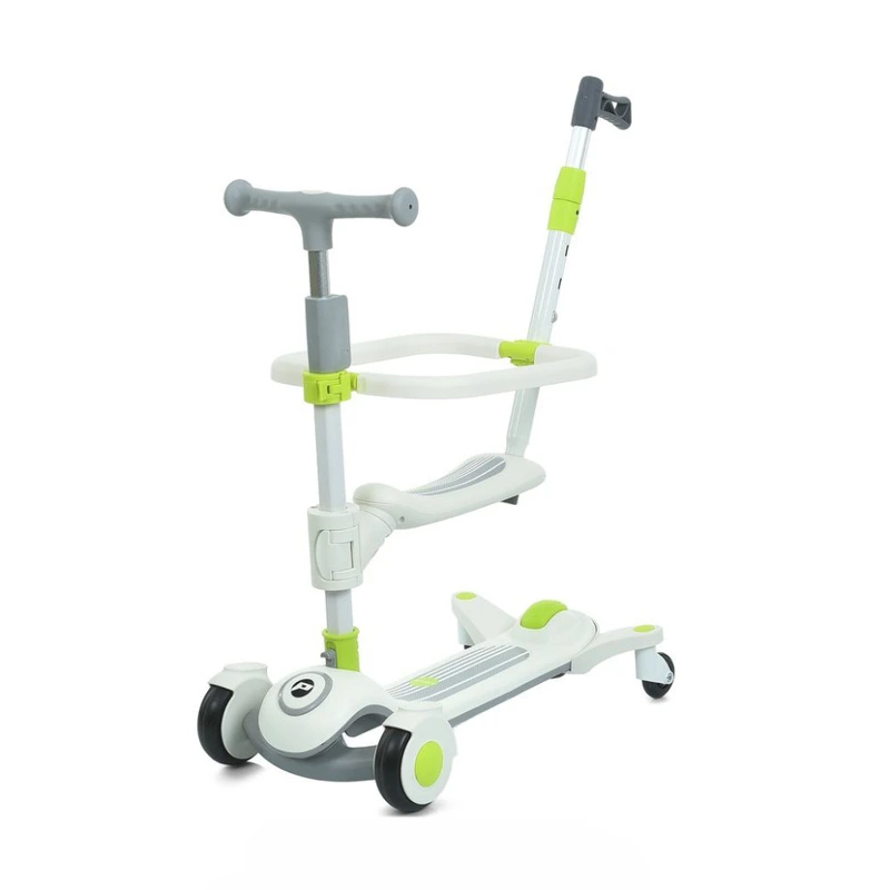 Самокат дитячий триколісний 3 в 1 JR3-127-W, колеса зі світлом — Bambi