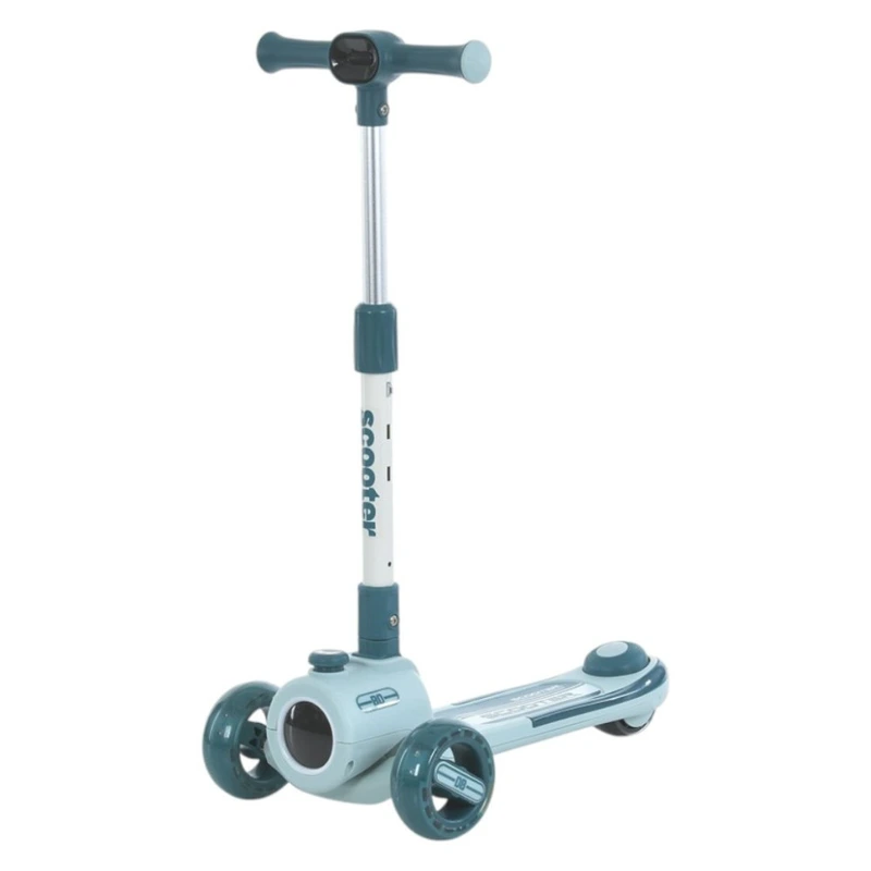 Самокат дитячий триколісний JR3-135-G, колеса зі світлом — Bambi