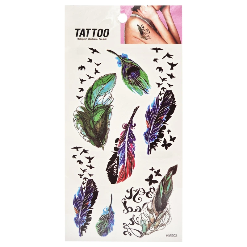 Тимчасове татуювання "Feathers Tattoo" 1020-HM902