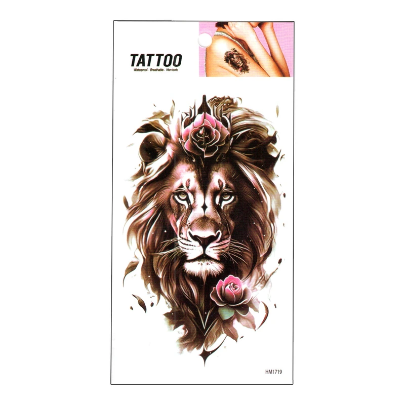 Тимчасове татуювання "Лев Tattoo" 1020-HM1719
