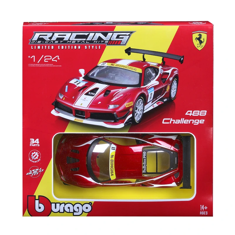 Авто-конструктор - FERRARI 488 CHALLENGE (1:24) — Bburago