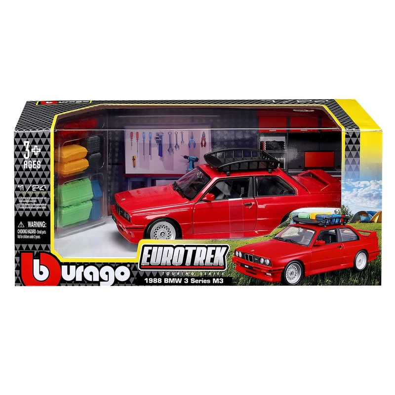 Автомодель – BMW M3 EUROTREK (1988) (1:24) — Bburago