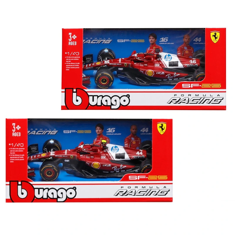 Автомодель - FERRARI RACING - SF-25 (2025) (1:43) — Bburago