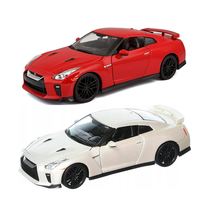 Автомодель - NISSAN GT-R (асорті червоний, білий металік, 1:24)