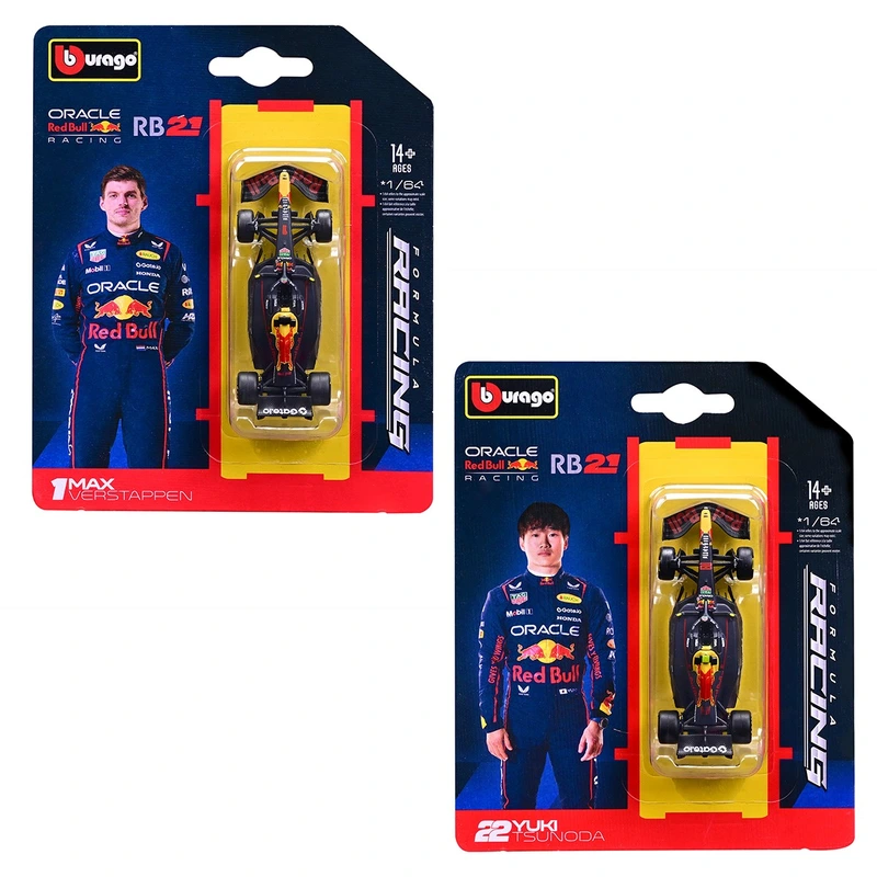 Автомодель - RED BULL RACING RB21 (2025) (1:64) — Bburago