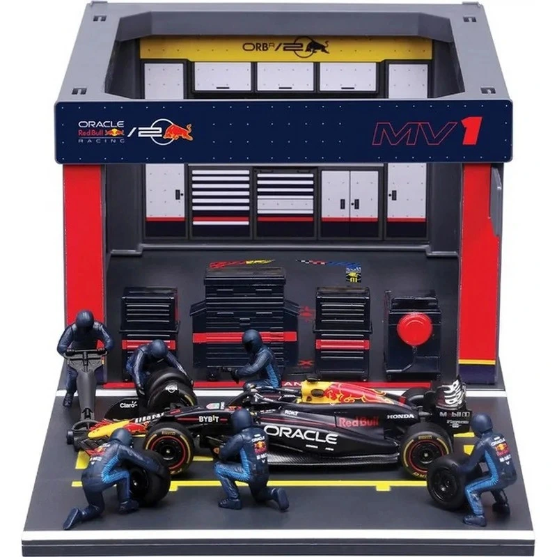 Ігровий набір - PIT PASS ORACLE RED BULL RACING RB20 (1:43) — Bburago
