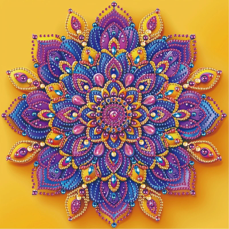 Алмазна мозаїка "Ніжна квітка" BH018, 25х25 см — Brushme