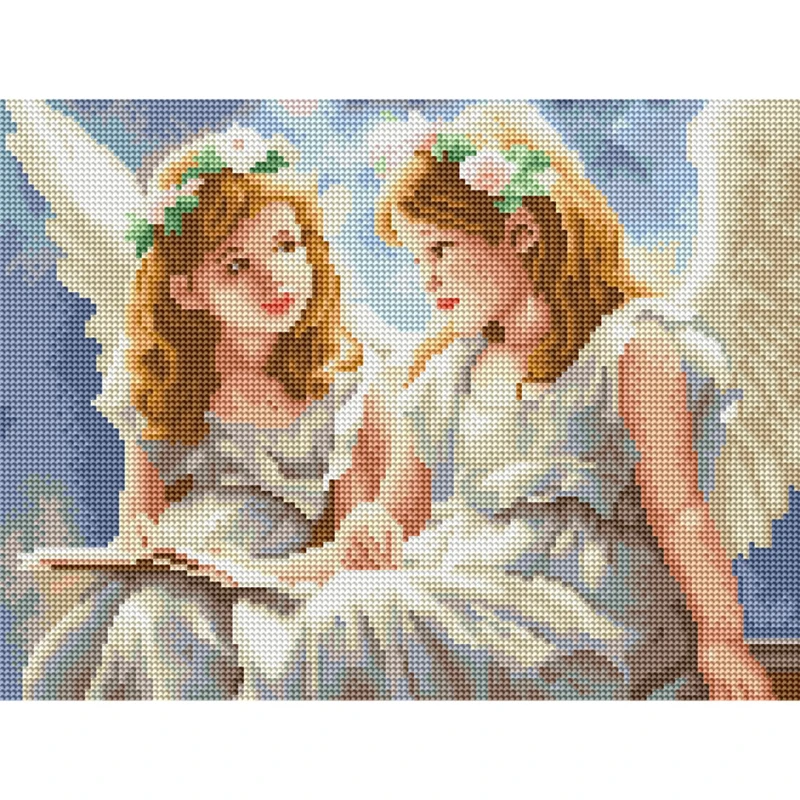 Алмазна мозаїка "Янголята" DRBS53708, 30х40 см