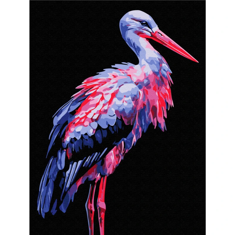 Картина за номерами "Крила у ночі" RBSB0001, 30x40 см — Brushme