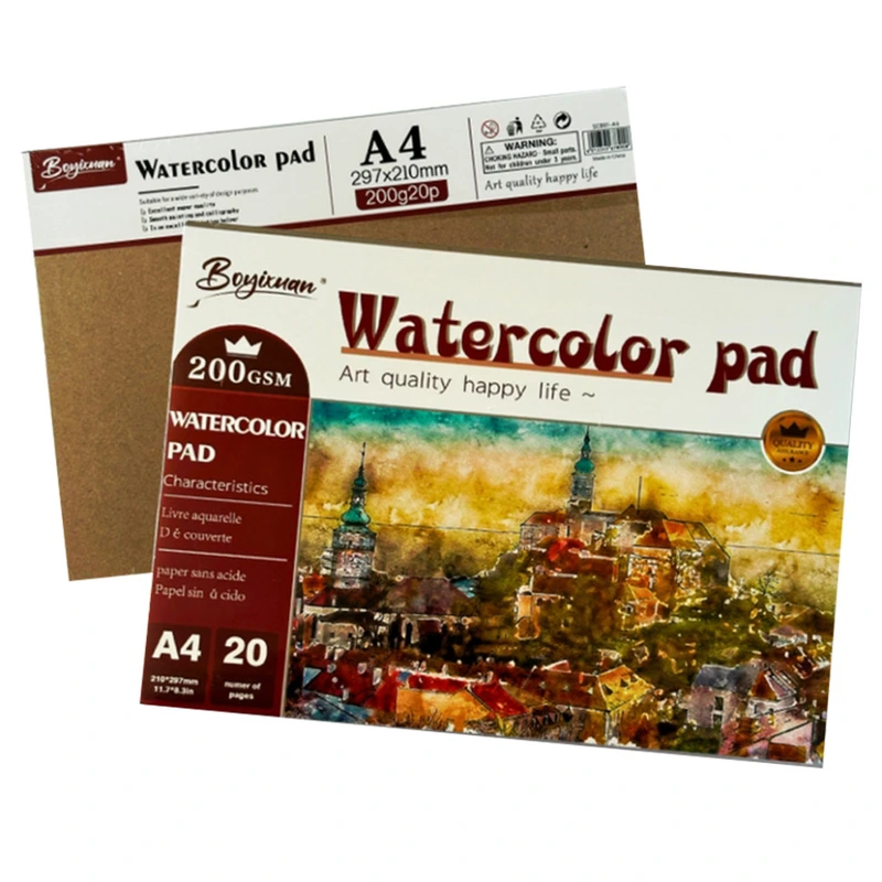 Скетчбук для малювання SBOOK20_200 формат А4, 20 сторінок, щільність 200 г/м2 — Brushme