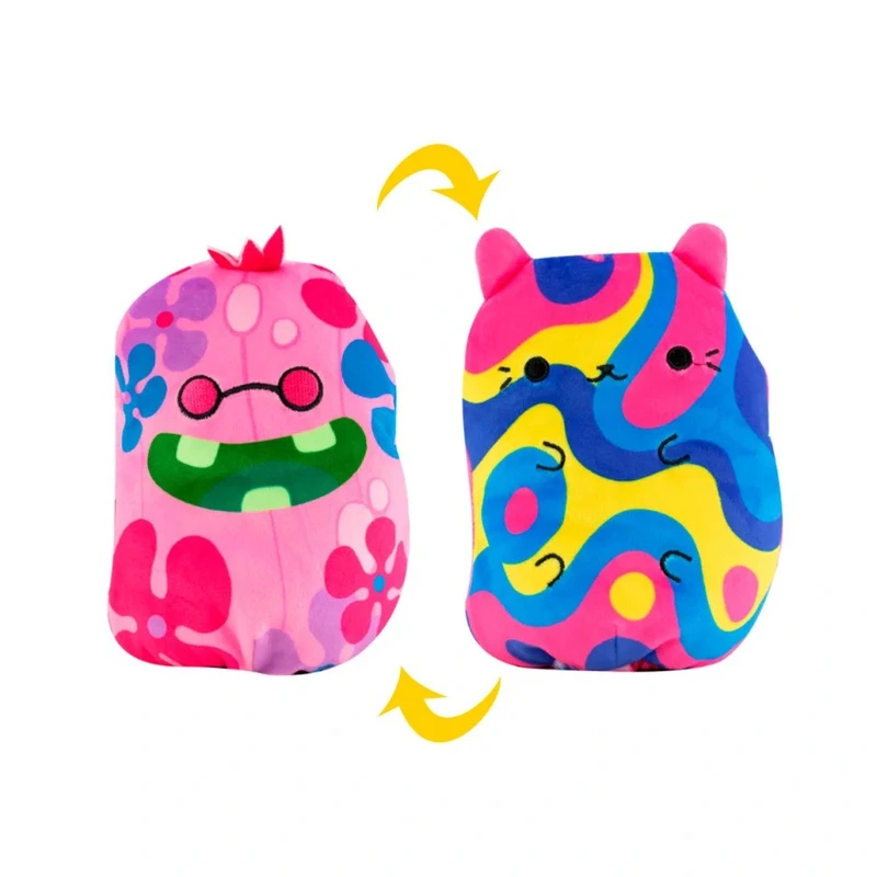 М'яка іграшка 2 в 1 Котик і огірочок Пінкі Cats Vs Pickles CVP2200-5 — Cats vs Pickles