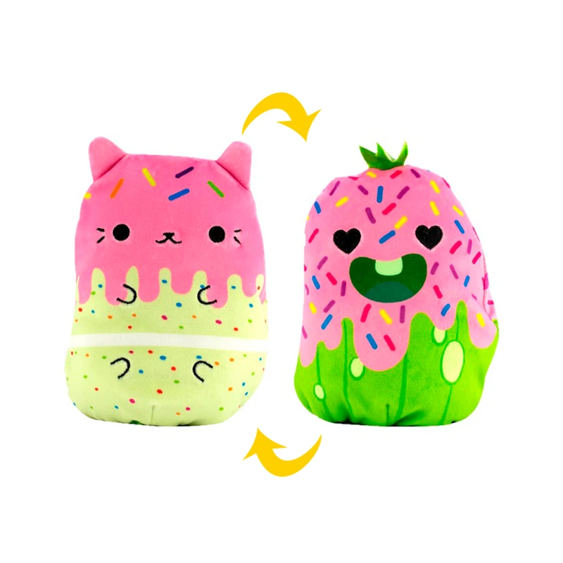 М’яка іграшка Cats Vs Pickles 2 в 1 – КОТИК ТА ОГІРОК СОЛОДОЩІ — Cats vs Pickles