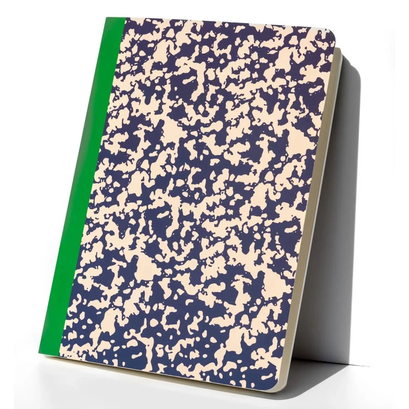 Блокнот "Exited" CBRT-0358 у крапочку, синій, формат А5, 144 аркуша — Cobart