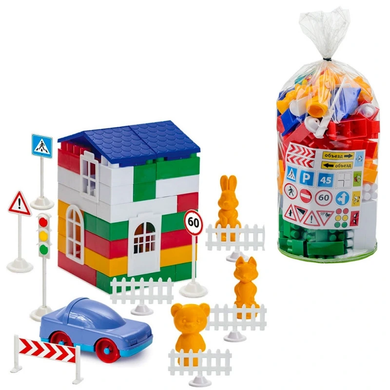 Дитячий конструктор "Лідер" №3 1-052, 100 великих деталей — Colorplast