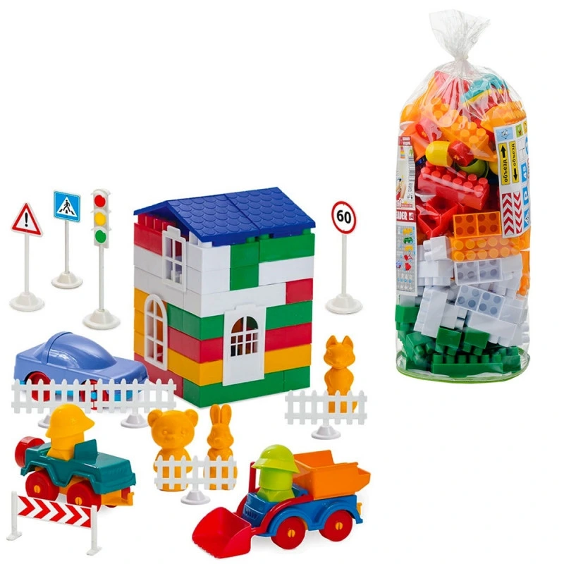Дитячий конструктор "Лідер" №4 1-053, 150 великих деталей — Colorplast