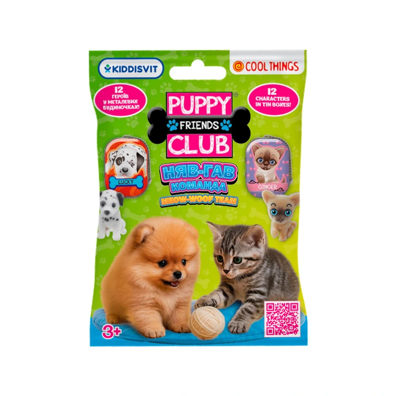 Фігурка-сюрприз "Няв-гав команда" PC062, 1х1х2 см, серія "Puppy Club"