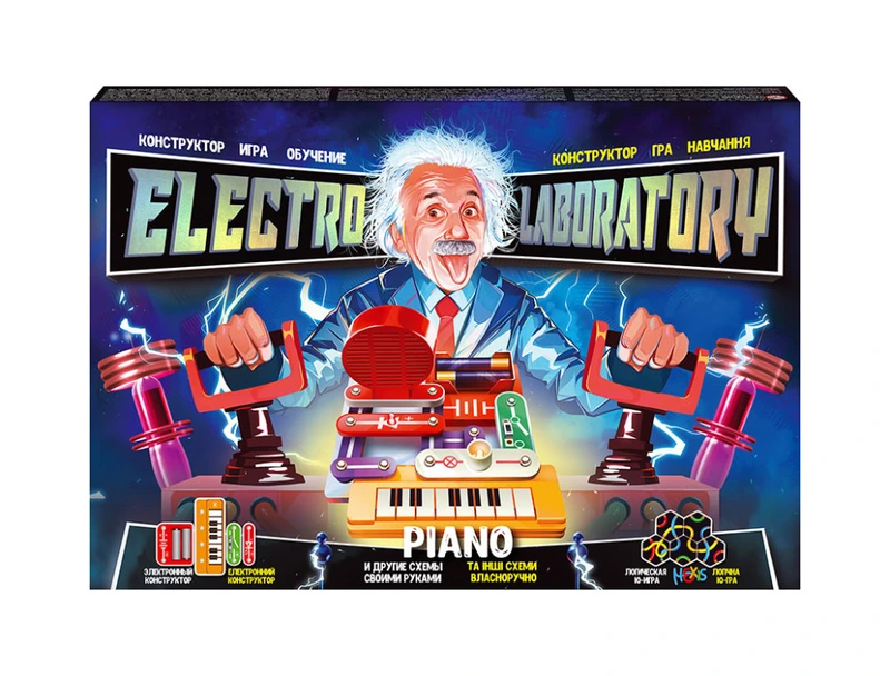 Електронний конструктор "Electro Laboratory. Radio+Piano" Danko Toys ELab-01-03  Piano — Danko Toys