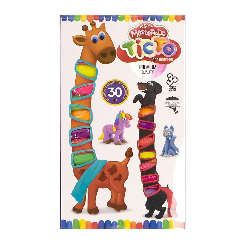 Набір креативної творчості "Тісто для ліплення MASTER DO" TMD-19-01U укр — Danko Toys