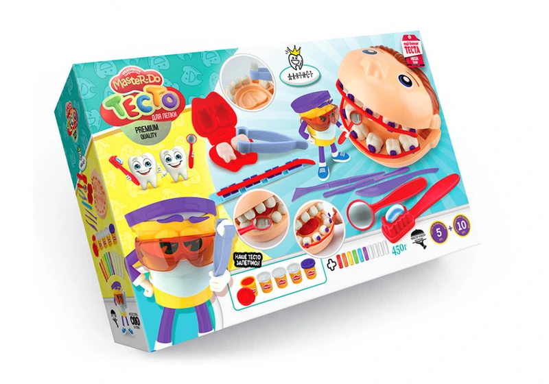 Набір креативної творчості "Тісто для ліплення" Master Do "ДАНТИСТ TMD-12-01U