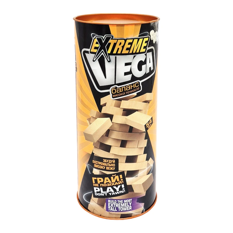 Настільна гра Джанга Vega 6261, маленькі деталі — Danko Toys