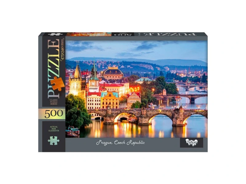 Пазл "Prague. Czech republic" Danko Toys C500-14-01, 500 ел.