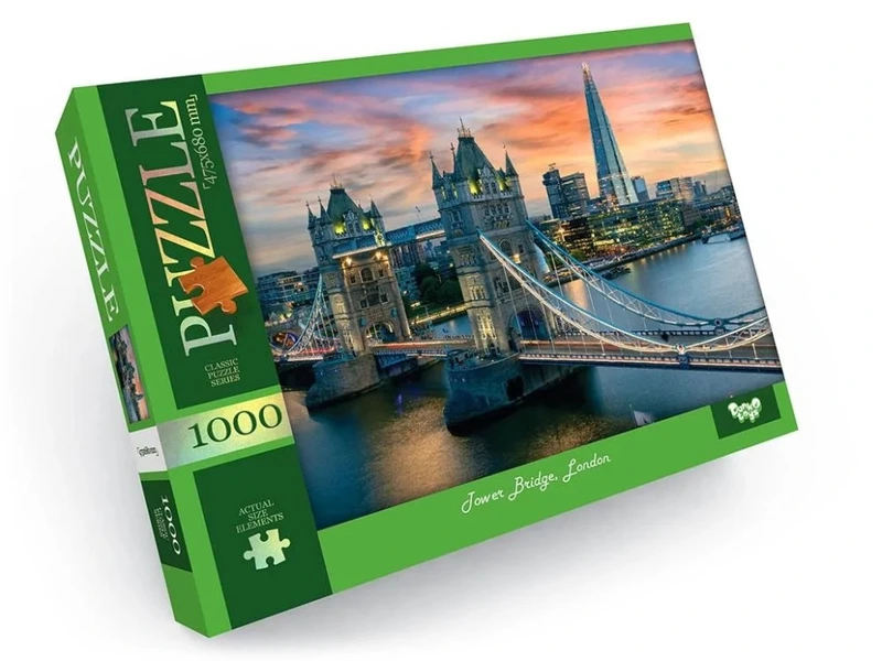 Пазл "Tower Bridge, London" Danko Toys C1000-12-06, 1000 ел. — Danko Toys