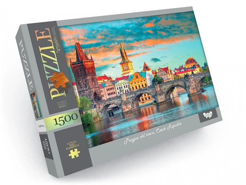 Пазли C1500-04-01-10, 1500 елементів  Прага — Danko Toys