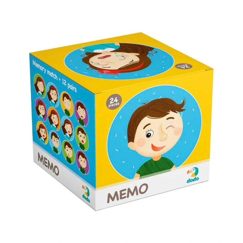 Дитяча настільна гра Мемо "Емоції" DoDo 300144, 24 елемента — DoDo Toys