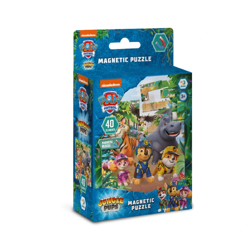 Дитячий магнітний пазл "Джунглі" 200649 на 40 елементів — DoDo Toys