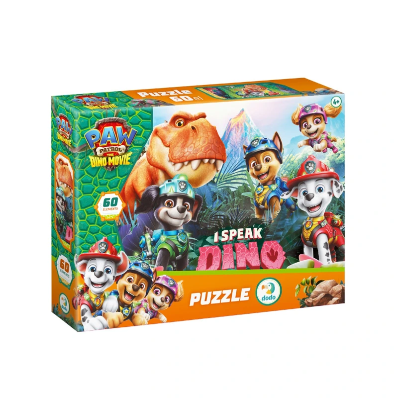 Дитячий пазл "Paw Patrol: Я розмовляю мовою динозавра" 200799, 60 елементів — DoDo Toys