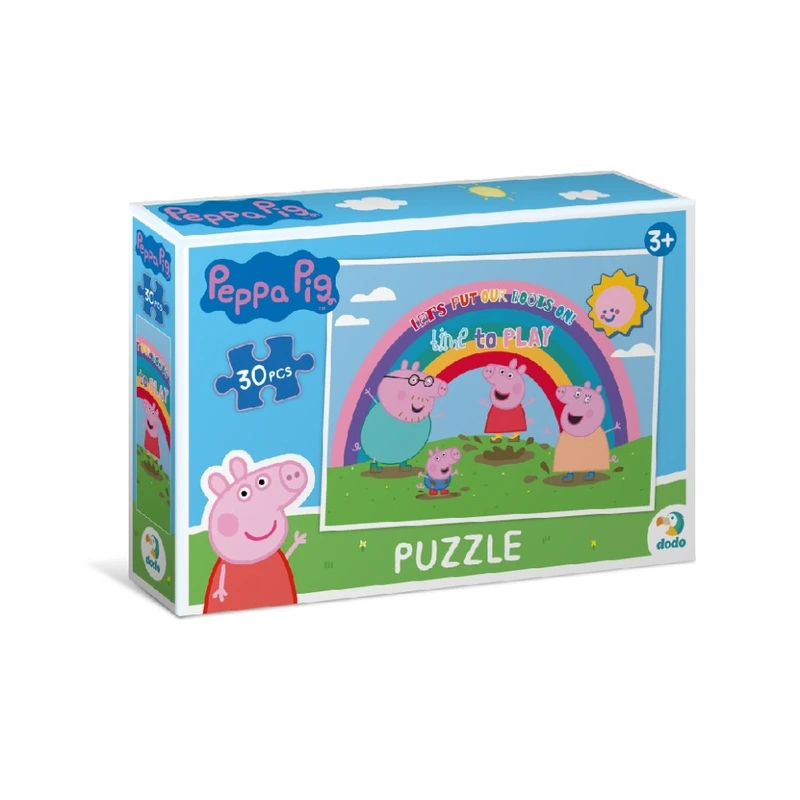 Дитячий пазл "Peppa Pig: Гра у калюжах" 200303, 30 елементів — DoDo Toys
