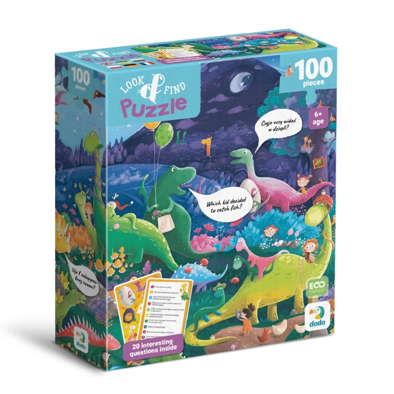 Дитячий пазл Шукай та знаходь "Країна динозаврів" 300669, 100 елементів