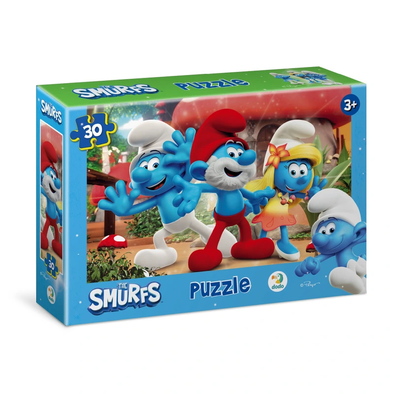 Дитячий пазл "The Smurfs: Привіт усім!" 200662, 30 елементів — DoDo Toys